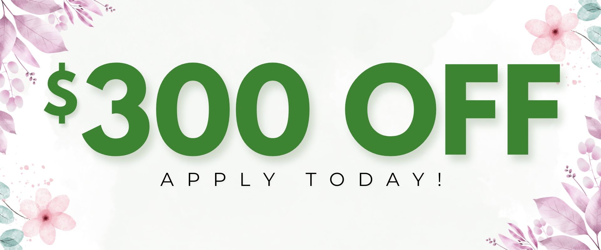 $300 off